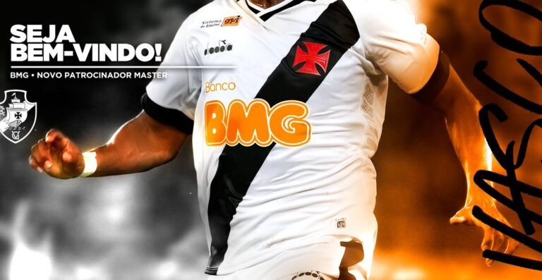 O Banco BMG é o novo patrocinador do Vasco da Gama