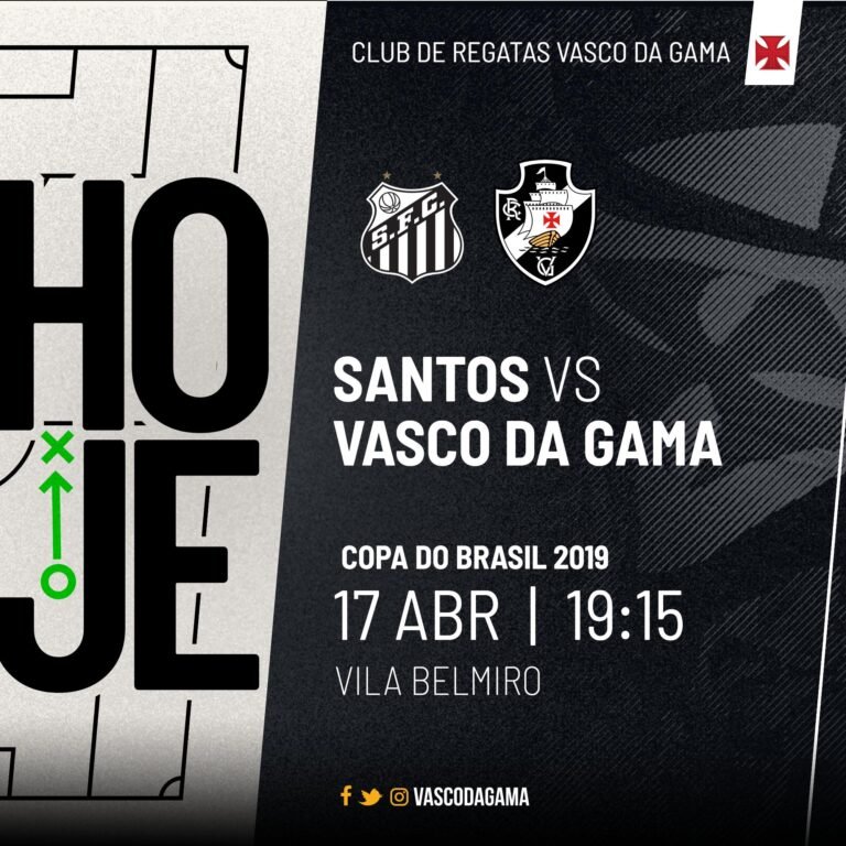 Copa do Brasil: como o Vasco enfrentará o Santos