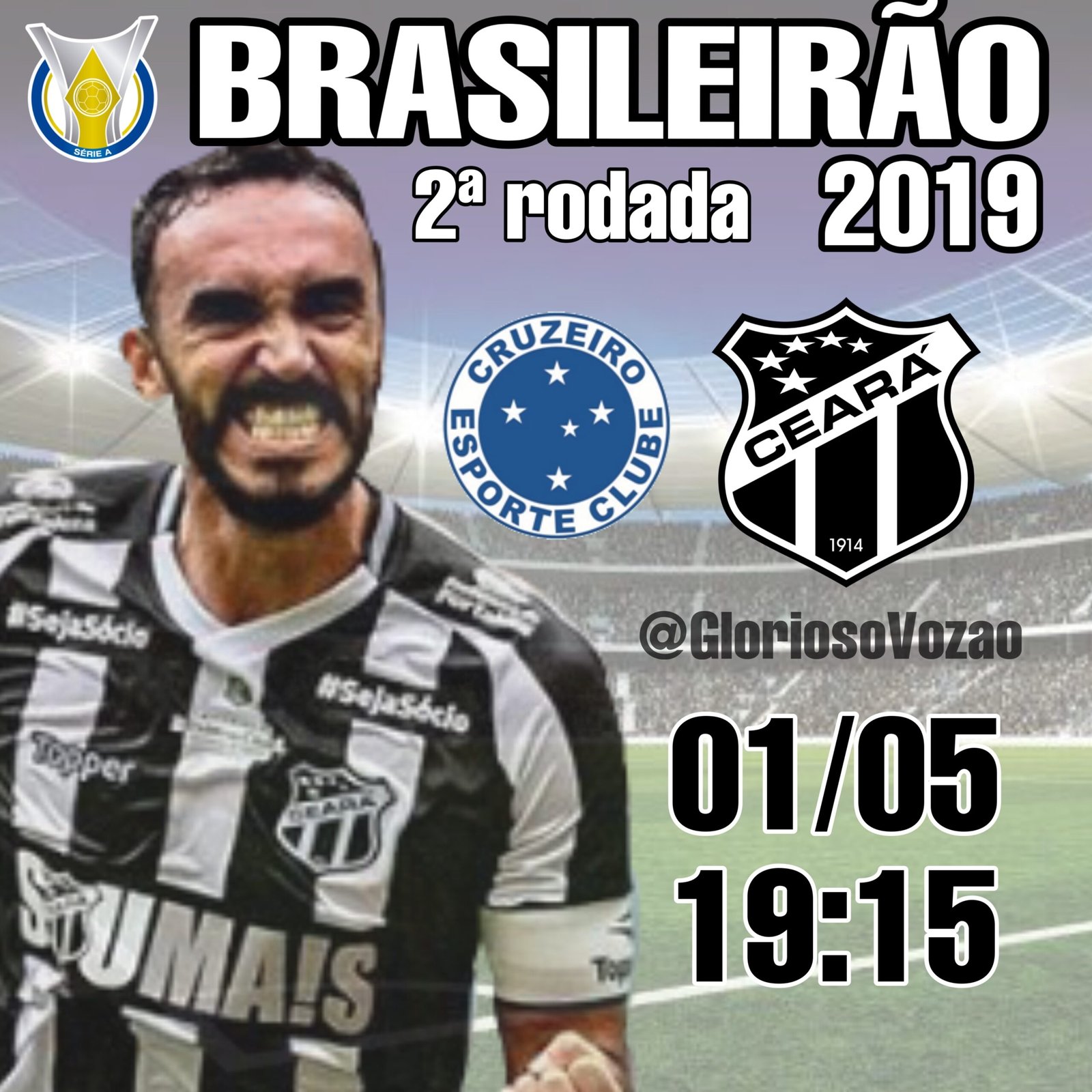 Vozão encara Cruzeiro fora de casa