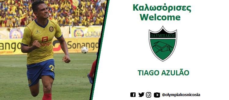 Tiago Azulão é anunciado pelo Olympiakos Nicósia, do Chipre