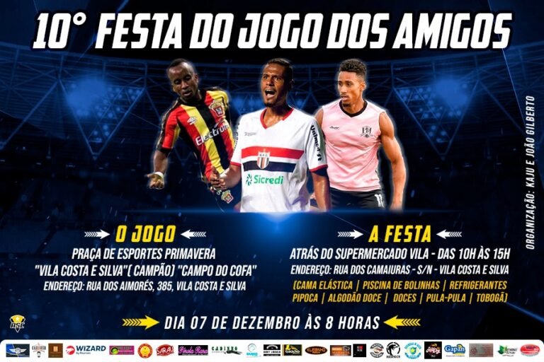 Jogo dos amigos chega a sua décima edição em Campinas