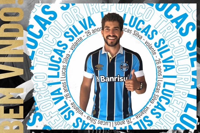 01/01/2020, primeiro reforço do ano: Lucas Silva é anunciado pelo Grêmio