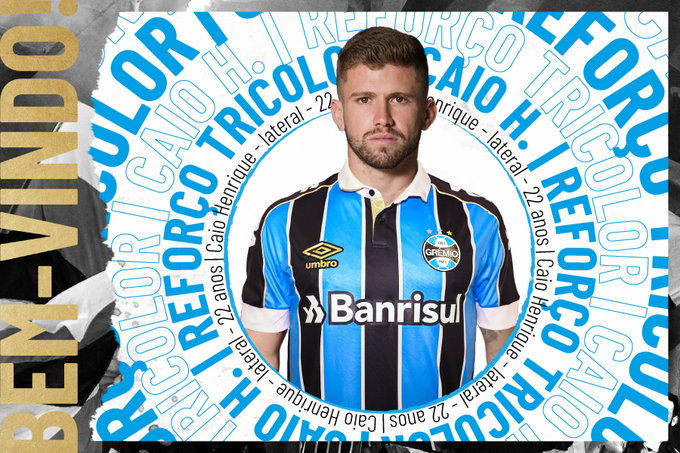 O homem está entre nós! Caio Henrique finalmente é anunciado no Grêmio
