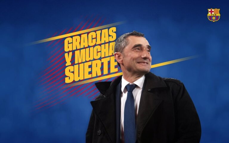 Valverde é demitido do Barcelona após 3 anos no comando