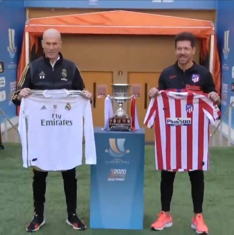 Real Madrid e Atlético decidem final da Supercopa da Espanha