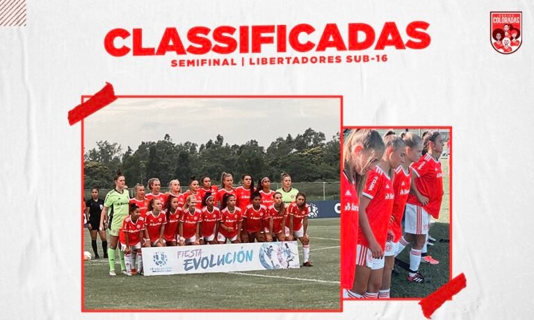 Gurias coloradas Sub-16 estão na semifinal da Libertadores