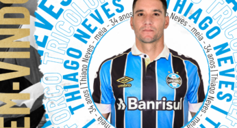 Nevou em Porto Alegre! Thiago Neves é anunciado como mais um reforço tricolor para a atual temporada