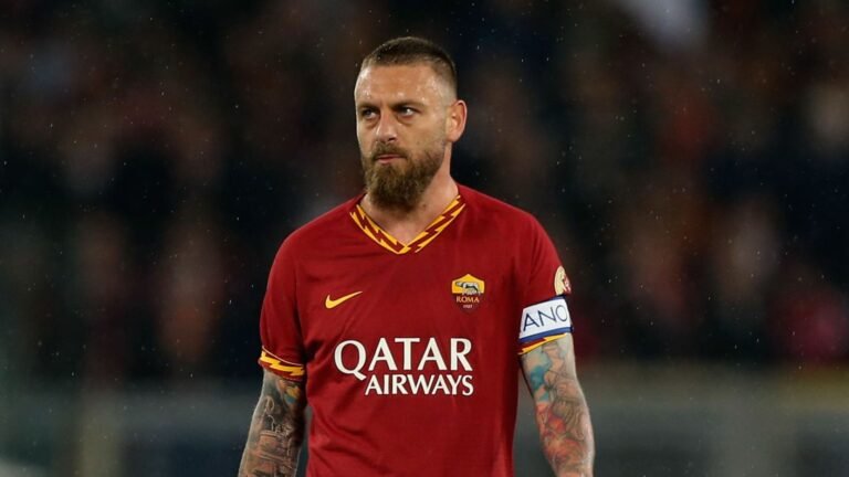 Ídolo da Roma, De Rossi anuncia aposentadoria