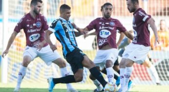 Grêmio tenta, mas deixa escapar a taça Coronel Ewaldo Poeta.