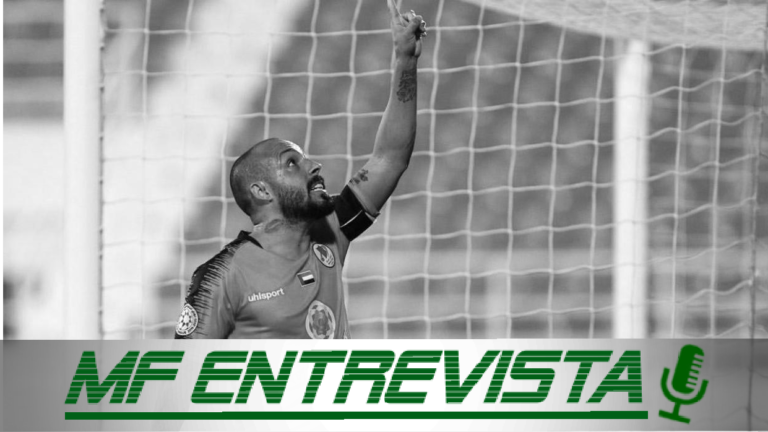 O site MF entrevista o atacante Vander Vieira, do Ajman, dos Emirados Árabes Unidos