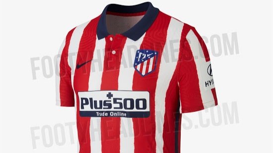 Atlético de Madrid aposta no design clássico em sua camisa para 2020-21