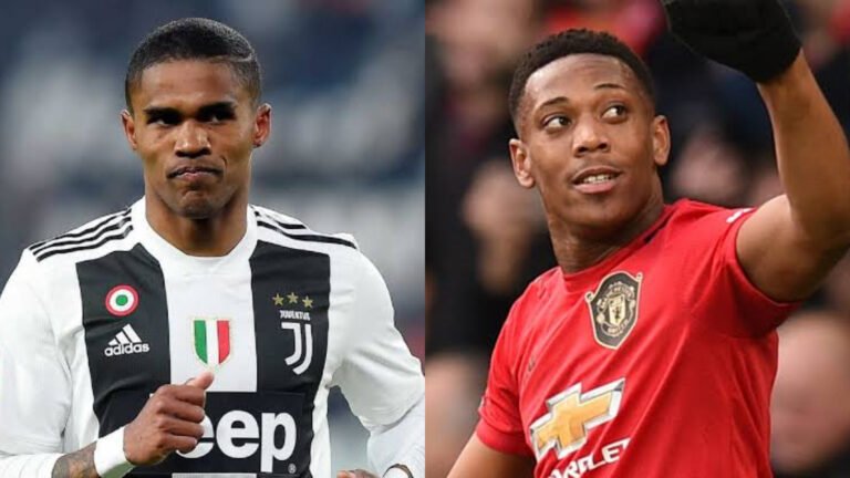 Douglas Costa e Martial