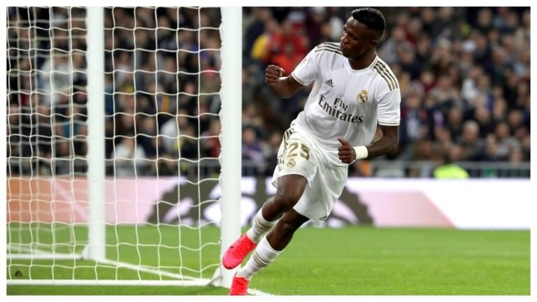 Vinícius Junior atinge marcar histórica no Real Madrid