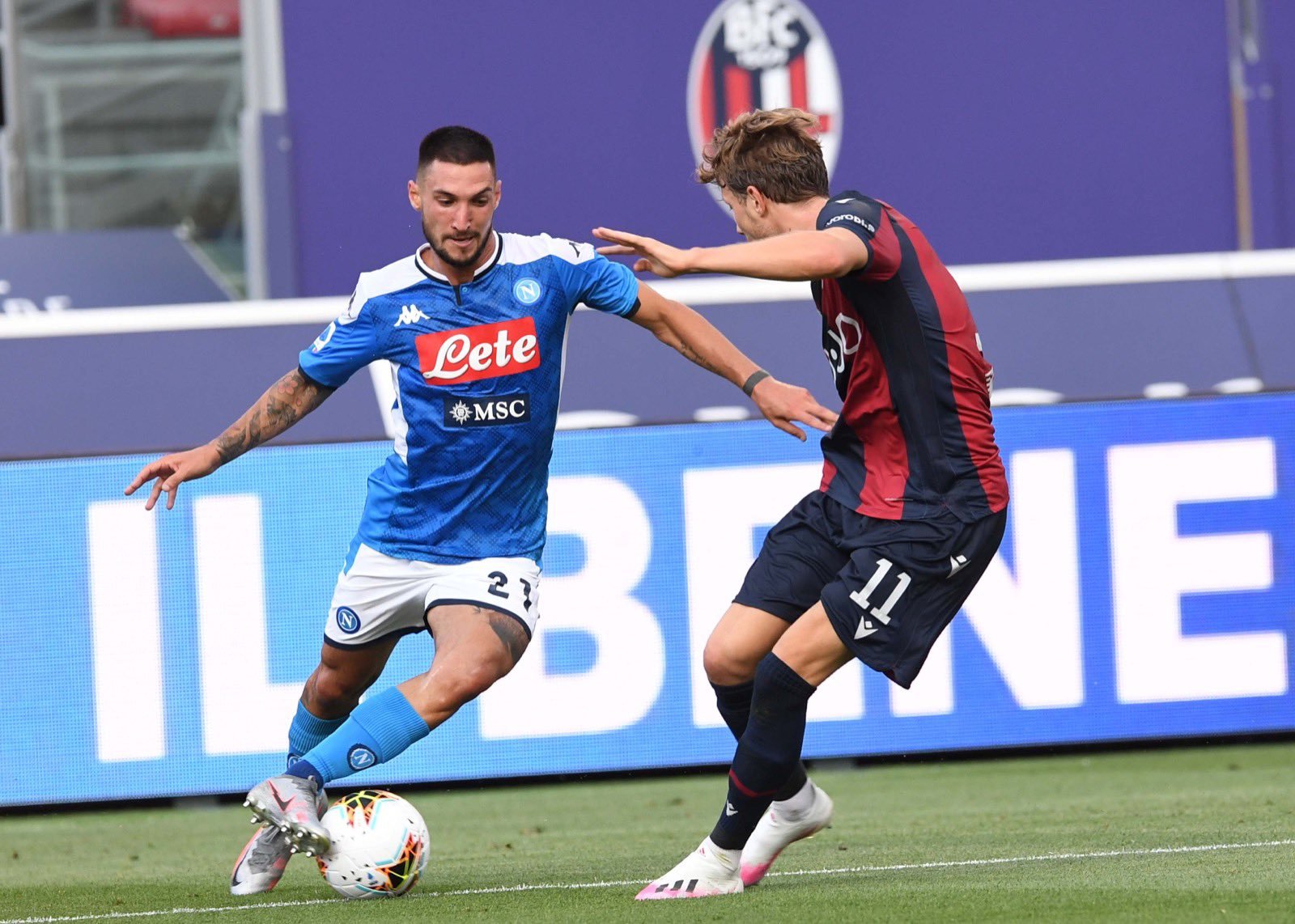 Napoli empata com o Bologna fora de casa