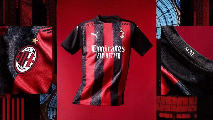 Novo uniforme do Milan presta homenagem à arquitetura de Milão