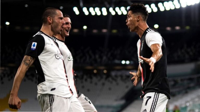 Juventus vence a Sampdoria e se torna campeã pela nona vez seguida