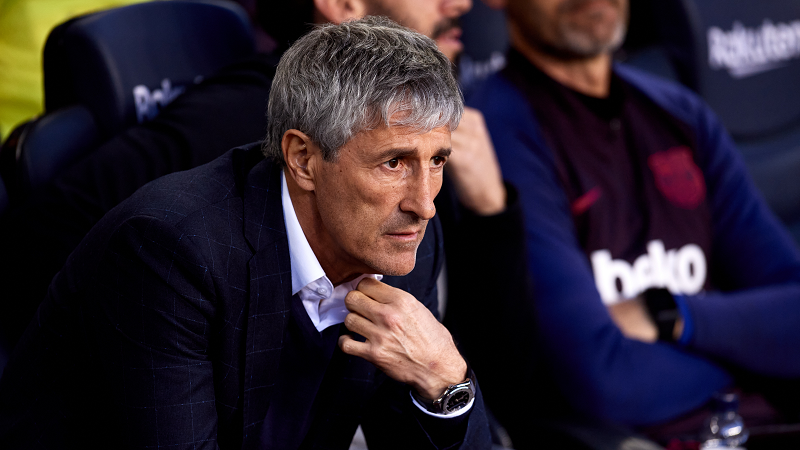 Quique Setién não quer ceder jovens ao Barça B para jogo decisivo da equipe
