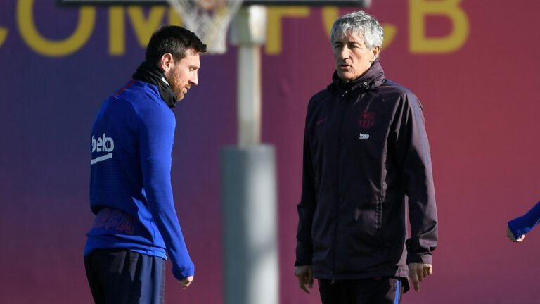 Quique Sétien rebate críticas feitas por Messi