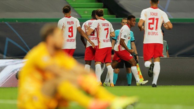 RB Leipzig derrotou o Atlético de Madrid