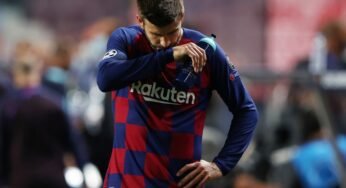 Piqué ameaça deixar o Barcelona após derrota humilhante
