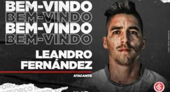 Internacional anuncia a contratação de Leandro Fernandez, ex-atacante do Independiente