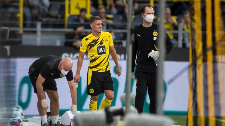 Por lesão, Thorgan Hazard será desfalque para o Dortmund por algumas semanas