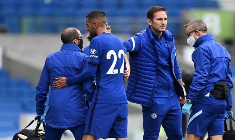Frank Lampard atualiza a lista de desfalques do Chelsea para o início da Premier League