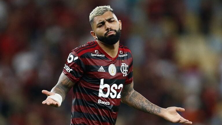 Gabigol será desfalque contra o Barcelona de Guayaquil por causa de lesão