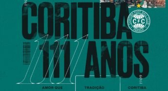 Coritiba celebra seus 111 anos.