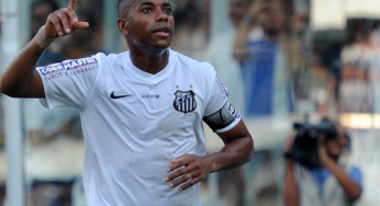 Santos negocia retorno de Robinho após ficar próximo de resolver pendência com Hamburgo