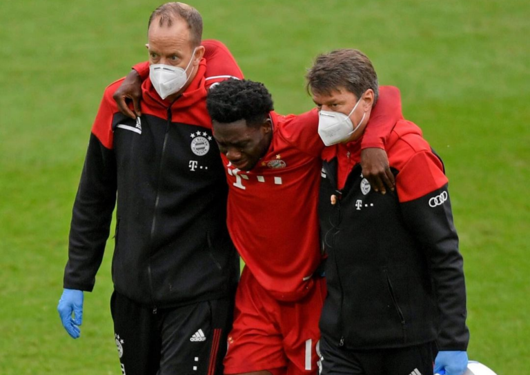 Problema para o Bayern de Munique: Alphonso Davies tem lesão confirmada e não joga em até oito semanas