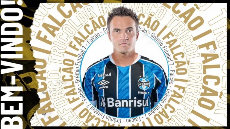 Grêmio anuncia contratação de Falcão para time de futebol 7