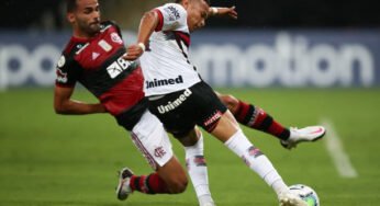Thiago Maia sofre entorse no joelho e Gabriel Barbosa reclama de dores