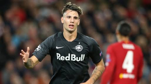 Arsenal tem interesse por meia do Salzburg