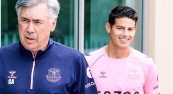 Carlo Ancelotti: “James Rodríguez estava desesperado no Real Madrid e agora está no lugar certo”