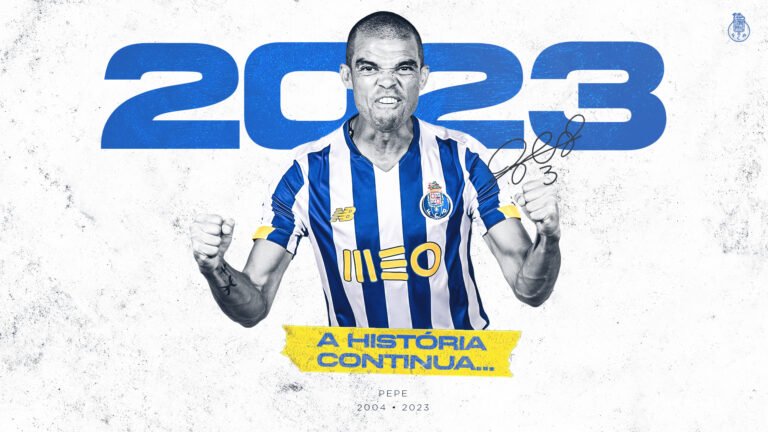 Pepe renova com o Porto até 2023