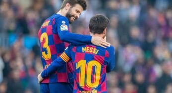 Piqué espera permanência de Messi, mas pondera: “É uma decisão dele”