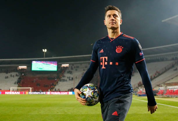 Robert Lewandowski no topo do The Best