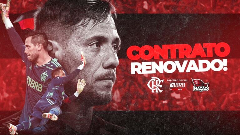 Flamengo anuncia renovação de Diego Alves oficialmente