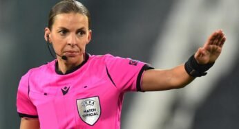 Stéphanie Frappart, a primeira mulher a apitar um jogo de Champions League