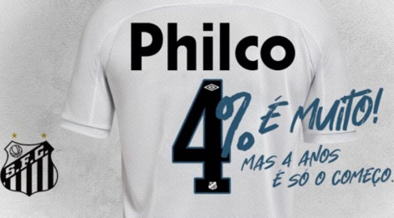 Santos renova com seu principal patrocinador