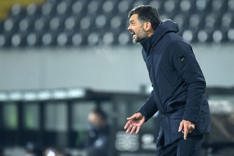 Sérgio Conceição, treinador do Porto, parabeniza Abel Ferreira