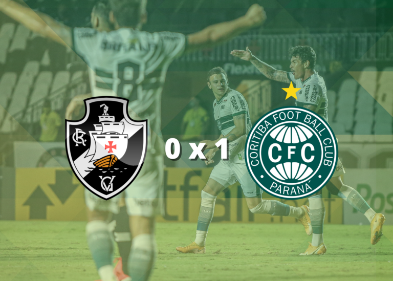 Coritiba vence o Vasco e quebra jejum de 10 jogos