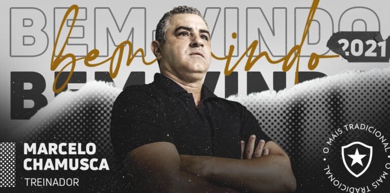 Marcelo Chamusca é o novo técnico do Botafogo