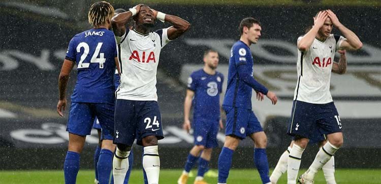 Em jogo contra o Chelsea, o Tottenham perde terceira partida seguida