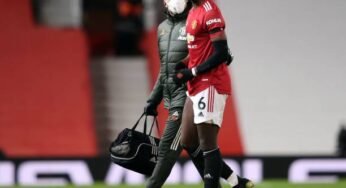 Paul Pogba é baixa para o Manchester United nas próximas semanas