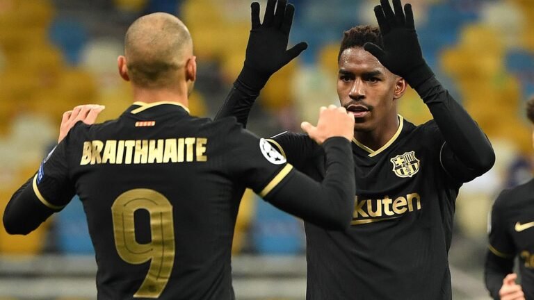 Barcelona terá que continuar com Junior Firpo e Martin Braithwaite