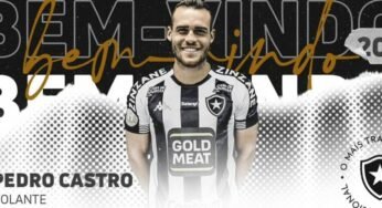 Botafogo anuncia chegada de Pedro Castro, ex-Avaí; Luiz Otávio e Guilherme Santos renovam
