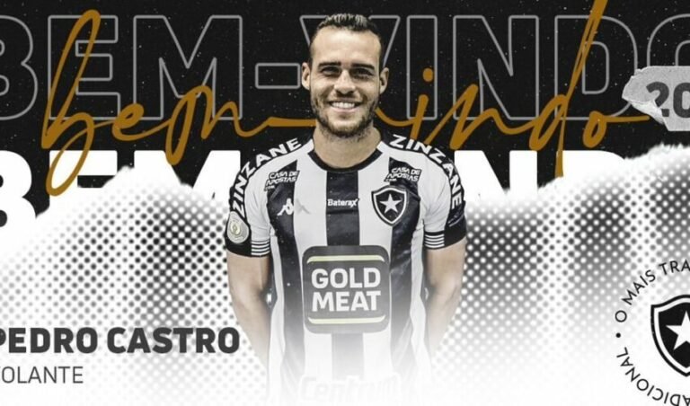 Botafogo anuncia chegada de Pedro Castro, ex-Avaí; Luiz Otávio e Guilherme Santos renovam