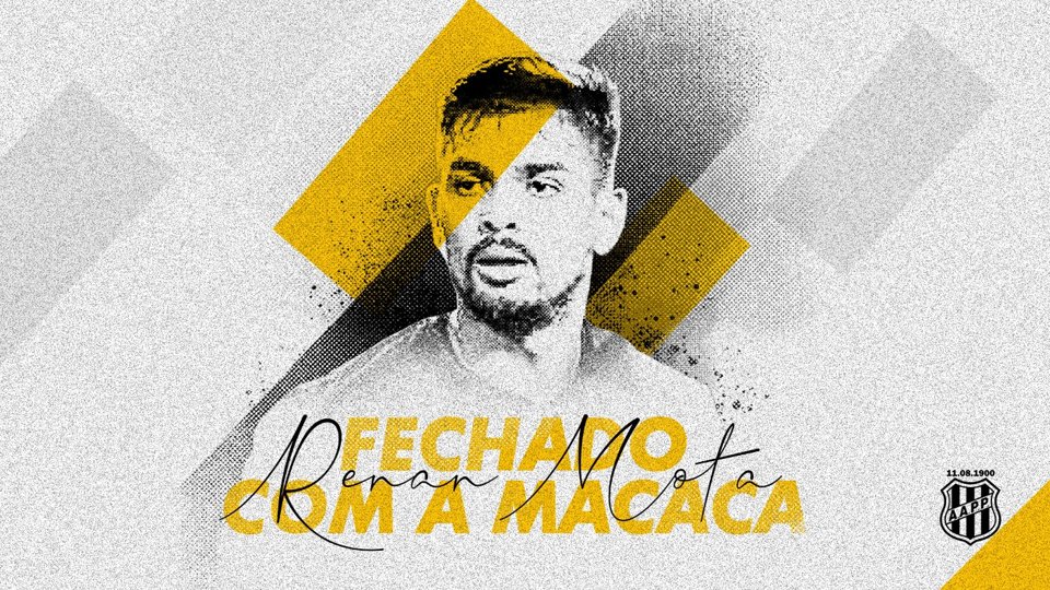 Acertado com a Ponte Preta, Renan Mota busca boa temporada